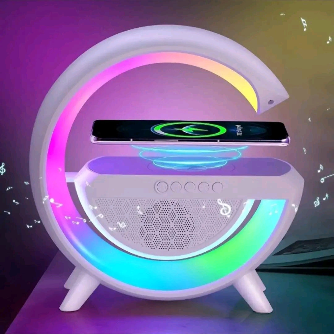 LED Wireless Charger Speaker